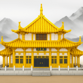 Cubo Royal Temple (1072PCS)