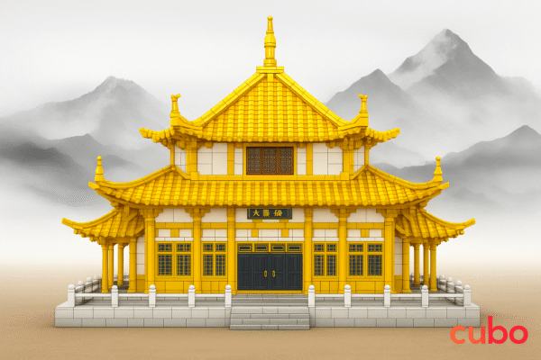 Cubo Royal Temple (1072PCS)