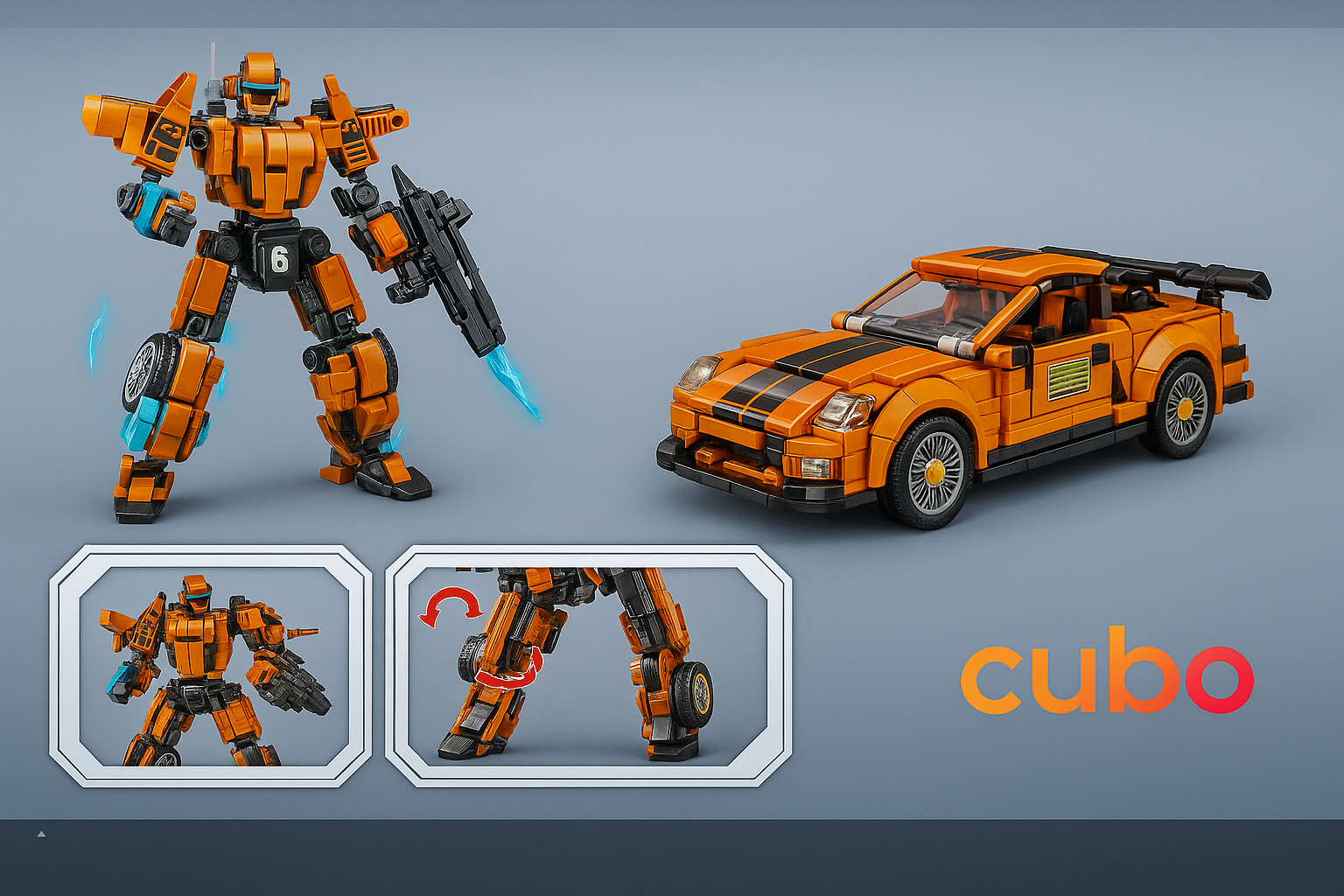 Cubo Transformers Bumble Bee (830PCS)