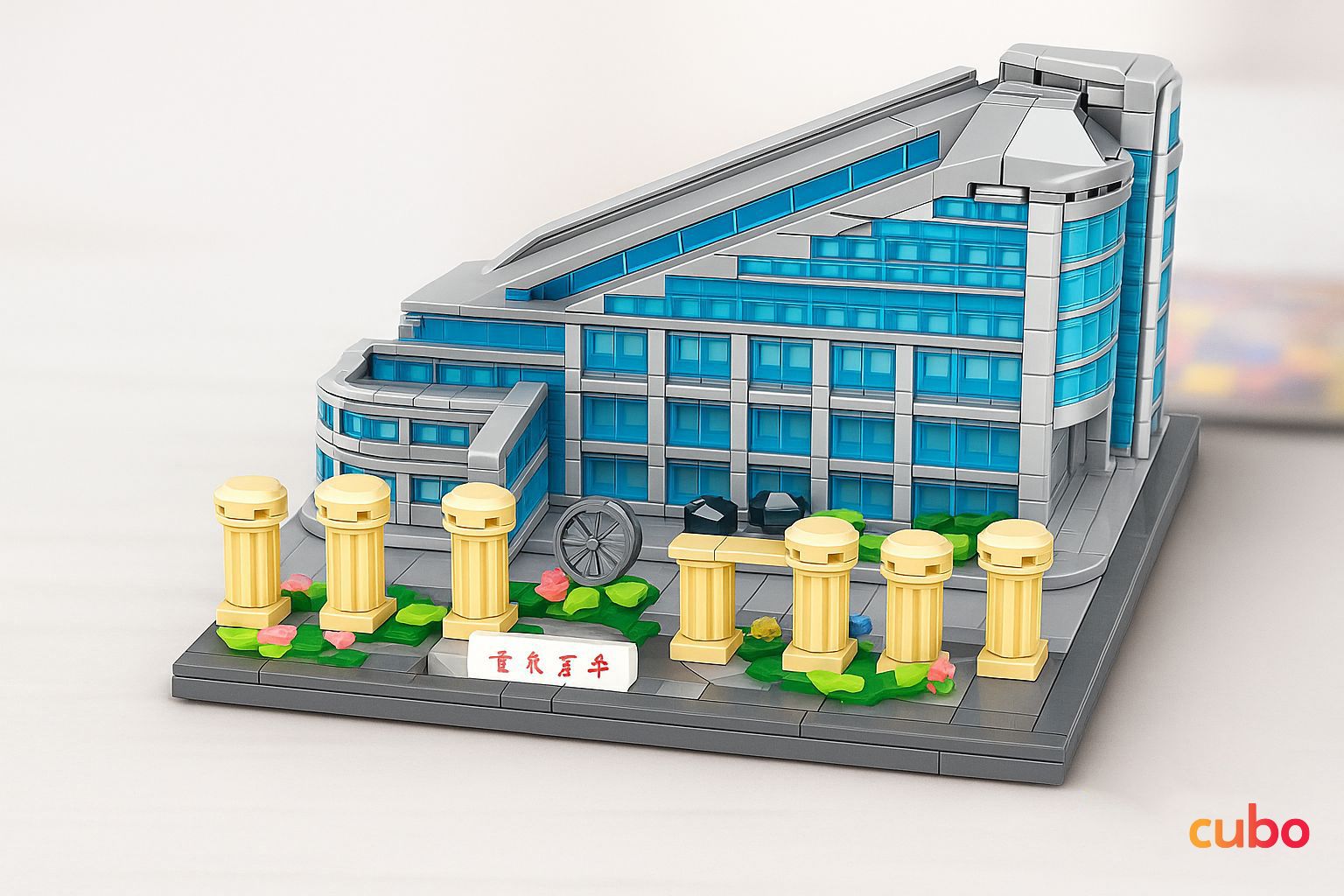 Cubo Assembled Building Blocks - A Renowned University (1939 PCS)